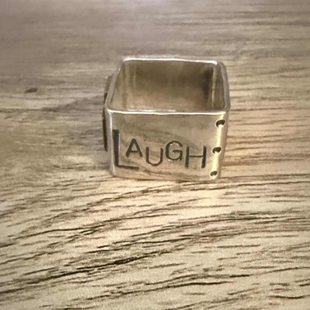 Silver Square Ring - image 2